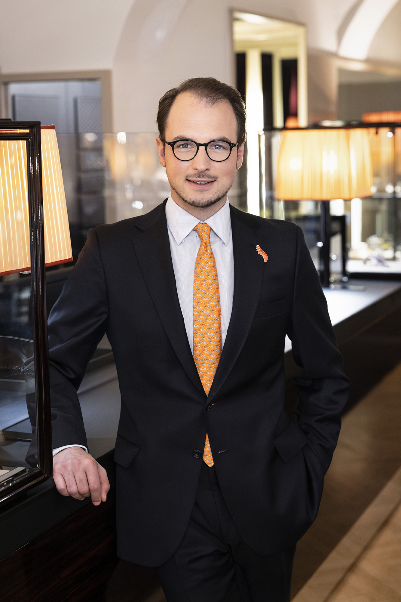 Sebastian Schroeter in seinem Geschäftslokal